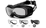 CHILLOUT RIDER® | SELBSTTÖNEND | Motorrad Überbrille | Motorradbrille für Brillenträger | beschlagfrei | HLT® Kunststoff-Sicherheitsglas nach DIN EN 166 | Motorradbrille: CR006-as