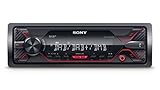 Sony DAB+ Autoradio DSX-A310DAB mit USB, FM/AM, AUX (rote Beleuchtung), ohne DAB+ Antenne