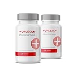 Woplexan Enzym-Kombination - 6-fach Enzyme hochdosiert (Papain, Bromelain, Pankreatin, Rutin, Trypsin & Chymotrypsin) - 240 Tabletten magensaftresistent