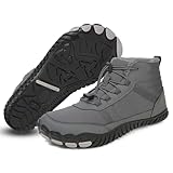 Orgonite Hike Footwear Barfußschuhe für Herren und Damen, Winter, breiter Zehenbereich, Barfuß, Wanderschuhe, Stiefel, rutschfest, wasserdicht, Outdoor-Laufstiefel, Turnschuhe für Damen und Herren,