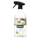 STARWAX SOLUVERT - Universal-Essig 14° - Entfernt Kalk, Fett und Flecken - 100% Inhaltsstoffe natürlichen Ursprungs - Ecocert - Umweltfreundliche Effizienz - 1 l