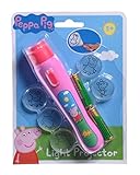 Simba 109262386 - Peppa Pig Light Projector, projiziert Bilder, 6 Motive, LED, 16cm, ab 3 Jahre