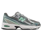 New Balance 740 Herren Schuhe, Silber-Metallic/neue Fichte/Lehmasche, 45 EU