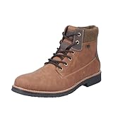 Rieker Herren 32030 Schnürstiefel, Braun, 40 EU