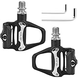URHELP Rennradpedale,Cleats und Montagematerial,Klickpedale Rennrad,Selbstklingelpedale mit Stollen Fahrradpedalen Reparaturersatz, für MTB Gravel SDS Klickpedale,Langstreckenfahrt,Outdoor