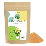 Katzenkralle Pulver 200g von Alpi Nature, Katzenkrallepulver, Cats Claw getrocknet und gemahlen zur Zubereitung von Kräutertee und Katzenkralle Tee