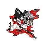 Einhell Akku-Zug-Kapp-Gehrungssäge TE-SM 36/210 Li-Solo Power X-Change (36 V, max. 65 mm x 310 mm Schnitttiefe/-breite, Ø 210 mm Sägeblatt, neigbarer Sägekopf, Laser, ohne Akku)