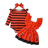 marienkäfer kostüm kinder gr 92/98, Marienkäfer Kostüm Kinder Mädchen Ladybug Faschingskostüme mit Baby Strampler Kleid und Stirnband Ballerina Karneval Set für Fasching Mottoparty, Rot, 18 Monate