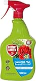 PROTECT GARDEN Curamat Plus Rosen-Pilzfrei Spray, anwendungsfertiges Spray gegen Pilzkrankheiten an Rosen und Zierpflanzen, 1 Liter