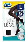 Scholl Light Legs Kompressionsstrumpfhose für Damen, 60 Denier, Schwarz, Größe L, 3068208 (Verpackung kann variieren)