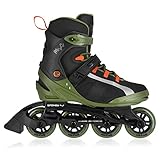 SPOKEY MrFIT Inlineskates für Erwachsene | Dreifacher Verschlusssystem | ABEC-7 Carbon Herren Jugendliche Inliner | Größen: 41-46