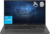 ASUS Vivobook Business-Laptop, 39,6 cm (15,6 Zoll), FHD-Touchscreen, Intel Core i3-1115G4 bis zu 3,9 GHz, 20 GB RAM, 1 TB PCIE SSD, HDMI, Fingerabdruck, hintergrundbeleuchteter KB, Windows 11S, Grau,