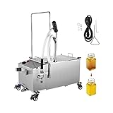 22 40 58L Elektrische Ölfiltermaschine Edelstahl Ölextraktionsmaschine Kommerzielle Haushaltsgeräte Hydraulische Presse Für Anfänger(40L (80 lbs))