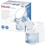 Beurer SI 40 Dampfvernebler, zur Befeuchtung von Mund, Nase und Rachen, Verneblung von Kochsalzlösung und ätherischen Ölen, Luftbefeuchter für die Erkältungszeit, extra leise