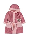 Sterntaler Baby - Mädchen Bademantel Mabel Bathrobe, Rosa, 86-92