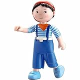 HABA 300516 - Little Friends Biegepuppe Matze, pfiffige Minipuppe ab 3 Jahren, strapazierfähige Biegepuppe aus Kunststoff für Lange Spielfreude
