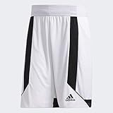 adidas Herren Creator 365 Basketball-Shorts, Weiß Schwarz,...