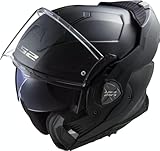 LS2, Klapphelm Motorrad ADVANT X SOLID Matt Black, L