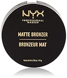 NYX Professional Makeup Matte Body Bronzer, Gepresstes Puder, Ohne Schimmer-Effekt, Vegane Formel, Light