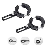 HQTS 2 Stück Motorrad Scheinwerfer Halterung Universelle Scheinwerfer Halterungen Motorrad-Lichthalterung, 38mm-60mm