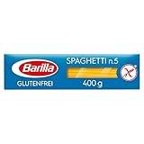Barilla Pasta Nudeln Glutenfreie Spaghetti aus köstlichem Mais und Reis – perfekt für Menschen mit Zöliakie oder Glutenunverträglichkeit, (12 x 400 g)