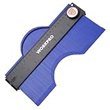 WORKPRO Konturenlehre mit Feststeller 10'/25 cm, Anschließbare Vervielfältigungslehre Konturmessgerät mit Verriegelung Duplikator, Präzises Kopieren unregelmäßiger Formen, Geschenk für Vater, Ehemann