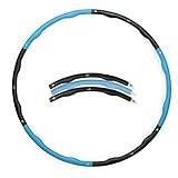 Matchu Sports | Hula Hoop | Fitness Hula Hoop | Hula hoop | Bequeme Schaumschicht | Sechs Teile (Blau - 2 kg)