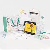Ohuhu Markerstifte Geschenkbox: 72 Farben Alkoholmarker 16 Malblätter 8er-Pack Fineliner Stifte 21x21cm Marker Skizzenbuch Künstlerbedarf Geschenkidee für Mädchen im Teenageralter Geburtstag Muttertag