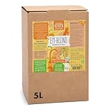 Fischer's EM-Chiemgau - EM-Blond - Alleskönner mit Effektiven Mikroorganismen | Bio-Hausmittel - Haushalt, Tierpflege, Reinigung, Wellnessanwendungen, 5 L Bag-in-Box