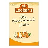 LECKER'S Bio Orangenschalen, gerieben, 15g