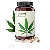 Elpixol® Hanföl Kapseln - Cannabisöl Kapseln hochdosiert mit Omega 3-6-9 (60 Stück) - 100% Hanfsamenöl Nativ und Kaltgepresst - 500mg veganes Cannabis Öl pro Kapsel - Laborgeprüft & Natürlich
