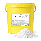 Magnesium Flakes aus dem Toten Meer 4kg – Magnesiumkristalle aus Magnesiumchlorid – 100% Naturprodukt - u.a. zur Herstellung von Magnesiumöl, Spray, Fußbad, Vollbad uvm