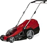 Einhell Akku-Rasenmäher GE-cm 36/43 Li M-Solo Power X-Change (36 V, 43 cm Schnittbreite, bis 600 m², Brushless, Mulchfunktion, 63L Fangkorb, 25-75 mm Schnitthöhe, ohne Akku)