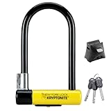 Kryptonite New York Lock Standard (10x20cm) Fahrradschloss, Yellow, 10 x 20 cm