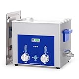 DK SONIC Industrieller Ultraschallreiniger 10L,240W Kommerzieller Ultraschallreinigungsgerät mit Codiertem Timer, Heizung und Korb, Mehrere Funktionen für Vergaser, Motorradmotoren, Ketten