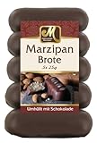 Odenwälder Marzipan Zartbitter Schokoladen Marzipanbrot 5 x 25g
