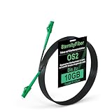 8ternityFiber Gepanzertes Glasfaserkabel LC/APC auf LC/APC 5M/16FT, Armoured Fibre Optic Cable Simplex Singlemode 9/125μm, Length Options: 1m-50m, 3mm LSZH