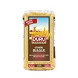 Duru Coarse Bulgur, 1000g, Weizenbeeren, 100% natürlich und zertifiziert, Hohe Ballaststoffe und Eiweiß, Nicht gentechnisch verändert, Ideal für vegane Rezepte, Besser als Reis
