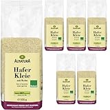 Alnatura Haferkleie mit Keim, 6er Pack (6 x 500 g)