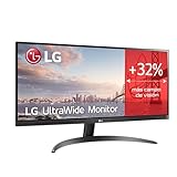 LG 29WP500-B 73 cm (29 Zoll) FHD UltraWide Monitor (IPS-Panel, HDR10, FreeSync), schwarz