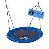 HUDORA Nestschaukel 90 - Blaue Kunststoff-Nestschaukel für...