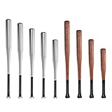 Onpira Baseballschläger aus Alu & Holz in 8 Längen & 2 Material von 54-86cm zum auswählen (Holz, 54)
