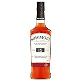 Bowmore 15 Jahre | Islay Single Malt Scotch Whisky | mit Geschenkverpackung | rauchig mit einem Hauch von Sherry | 43% Vol | 700ml Einzelflasche