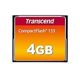 Transcend CFCard 4GB 133x, TS4GCF133, Schwarz