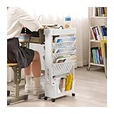 WEOKDFHA Zeitungsständer 1 stück 5-Tier Abnehmbare Tisch Seite Bücherregal Buch Magazin Zeitung Rack Geeignet for Klassenzimmer Büro Studie Schlafzimmer Wohnzimmer(White)