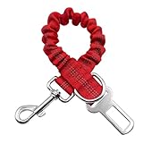 Hund 3-in-1 multifunktionaler Haustier-Sicherheitsgurt, reflektierend, mit Sicherheitsgurt-Schnalle, D-Ring, 360 °, kein Verheddern der Schnalle