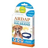 ARDAP Zecken- & Flohschutzhalsband für Hunde bis 25kg - Bis zu 4 Monate nachhaltiger Langzeitschutz - Natürlicher Wirkstoff gegen Zecken & Flöhe