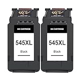 Washope 545XL 546XL Druckerpatronen Ersatz für 545 546 XL für MX495 TR4550 TS3350 TS3150 TR4551 MG2550s MG2555s TS3151 MG3050 MG2950 (2 Schwarz)