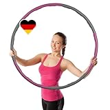 TRUEVIBE - Smart Hula Hoop Reifen: Fitness, Freunde und Spaß für Erwachsene und Kinder – Gymnastik, Massage und Gewichtsverlust im trendigem Pink-Rosa! (Rosa)