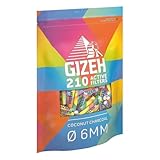 GIZEH RAINBOW Active Filter – Aktivkohlefilter 6 mm...